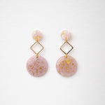 Load image into Gallery viewer, La Luna - Round Drop Earring
