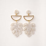 Load image into Gallery viewer, Willow - Monstera Leaf Dangle Earring
