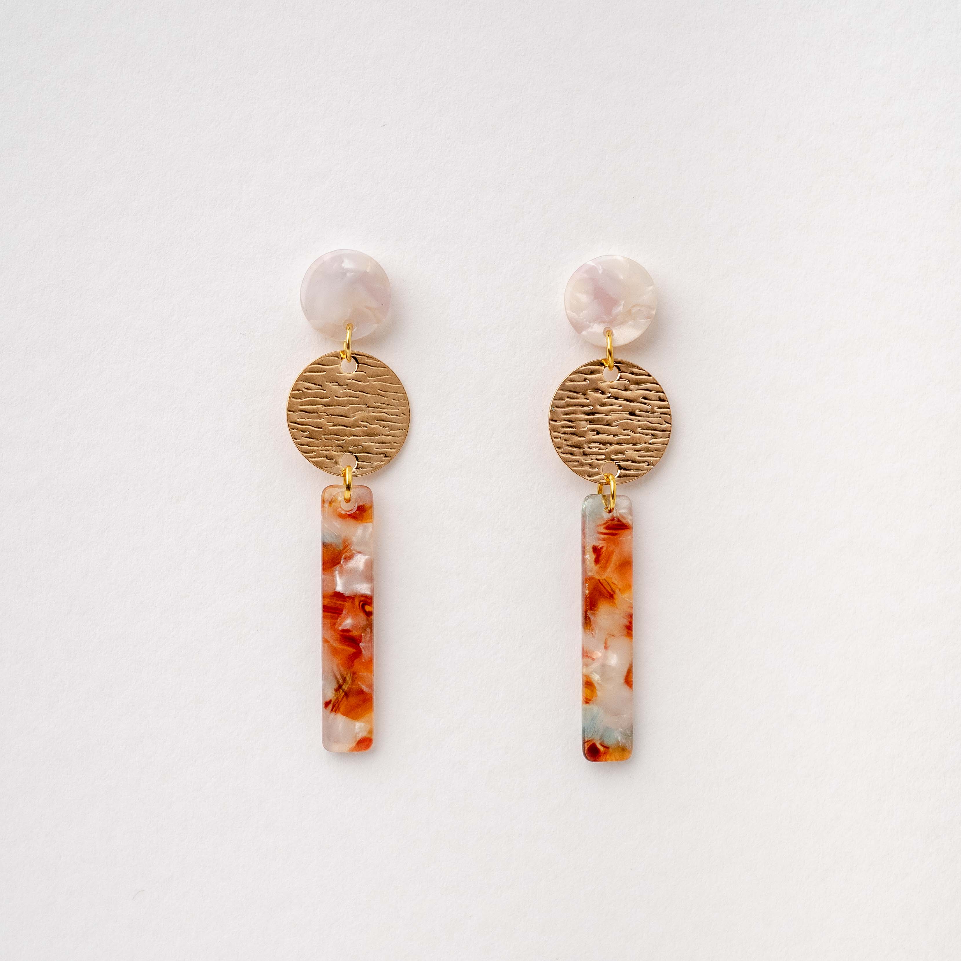 Lisa - Elegant Marble Pattern Earring