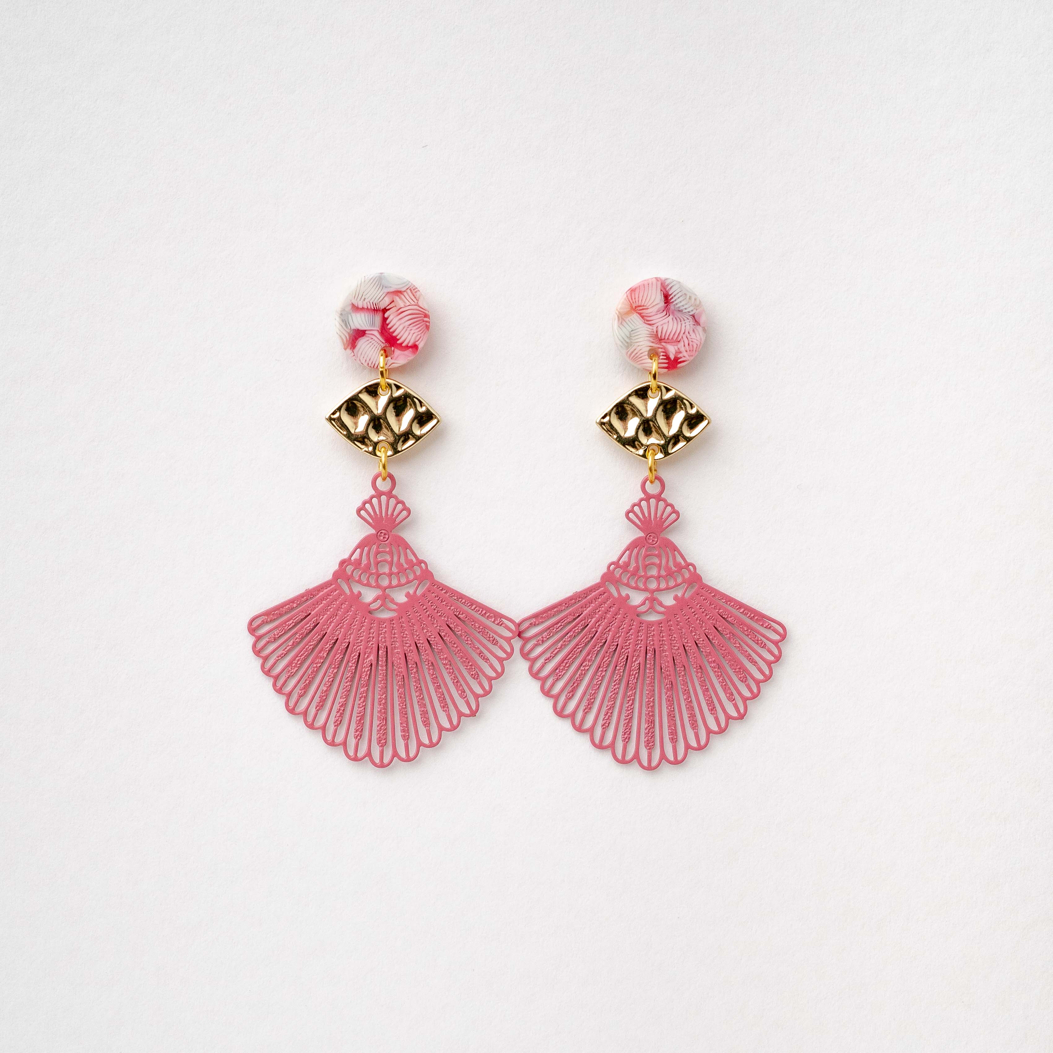 Violetta - Fan Drop Earrings