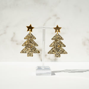 Statement Christmas Tree Earring
