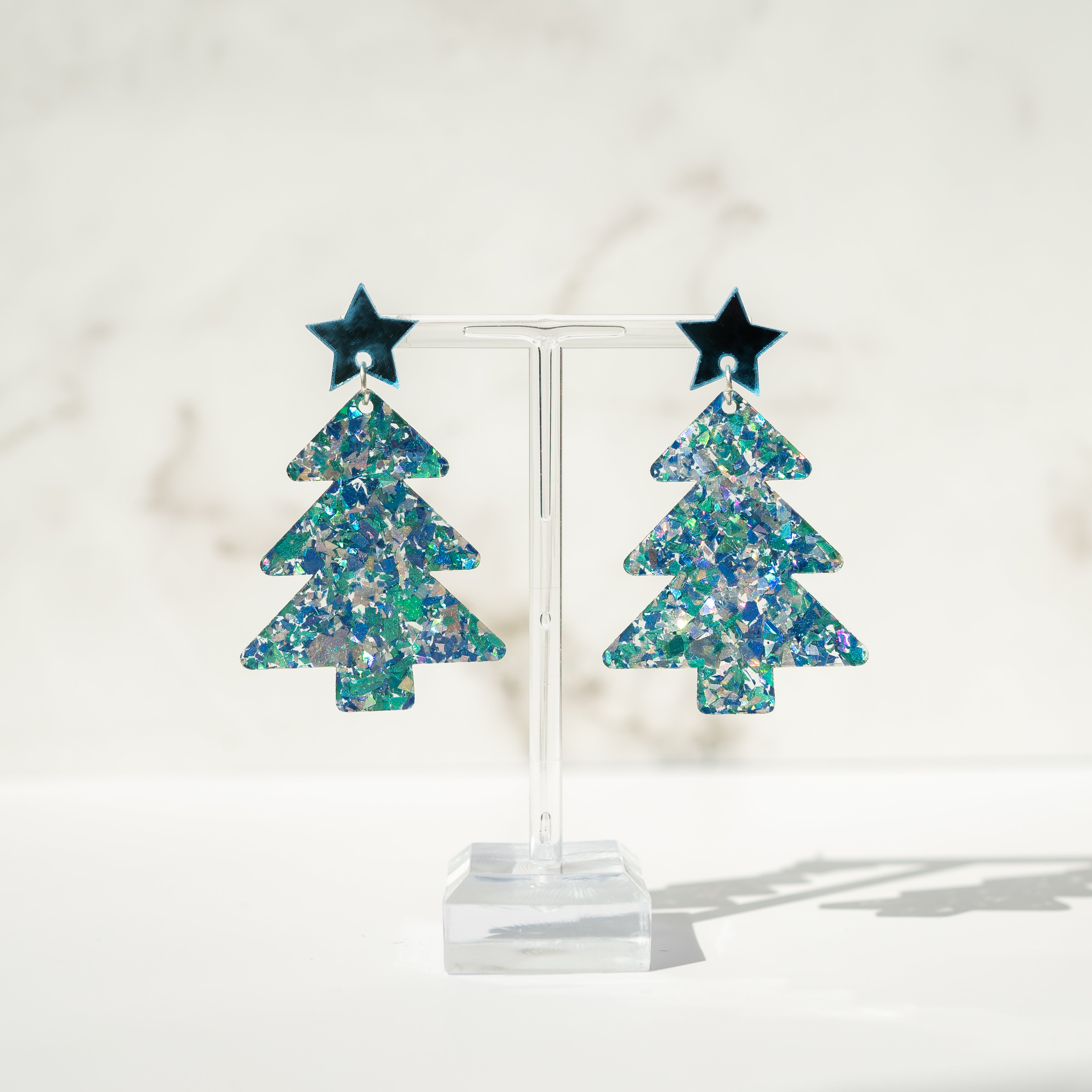 Statement Christmas Tree Earring